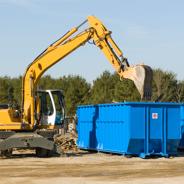 what are the rental fees for a residential dumpster in Columbiana AL